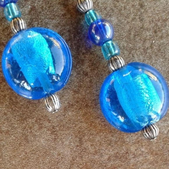 Blue Earrings - Picture 3 of 3